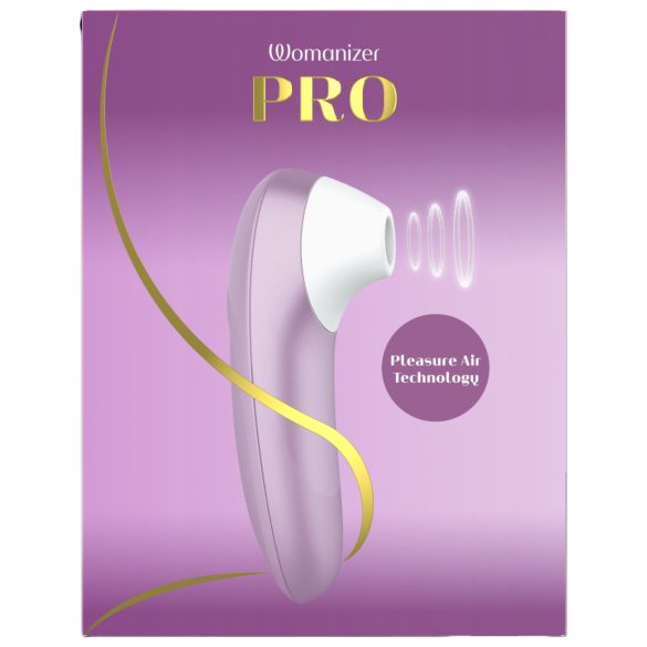 Womanizer Pro - luftbølge klitorisstimulator (lilla)
