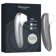 Womanizer Pro - luftbasert klitorisstimulator (grå)