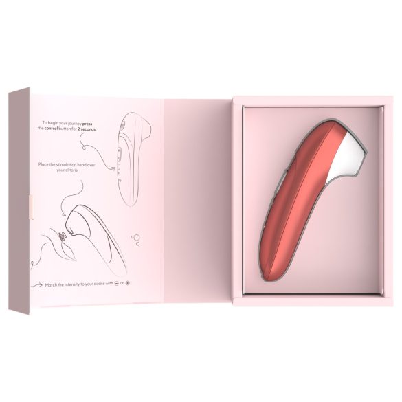 Womanizer Pro - luftbølgestimulator for klitoris (rød)