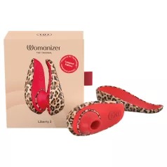   Womanizer Liberty 2 - klitorisstimulator med luftbølger (leopard)