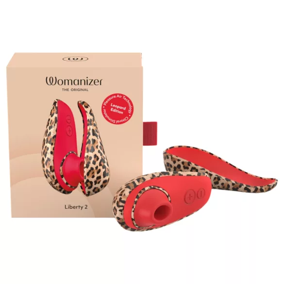 Womanizer Liberty 2 - klitorisstimulator med luftbølger (leopard)