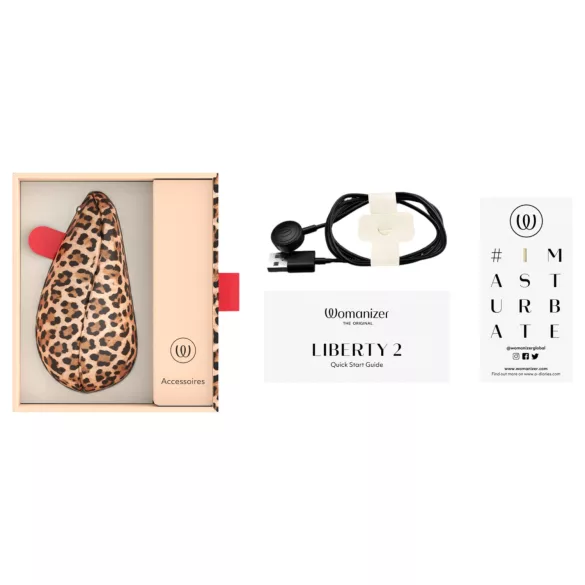 Womanizer Liberty 2 - klitorisstimulator med luftbølger (leopard)