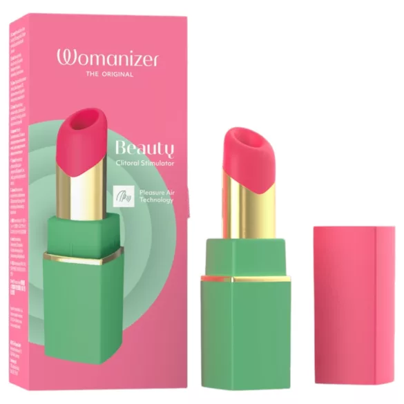 Womanizer Beauty - klitorisstimulator med luftbølger i leppestiftform (grønn)