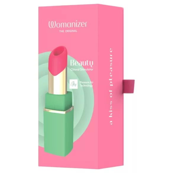 Womanizer Beauty - klitorisstimulator med luftbølger i leppestiftform (grønn)