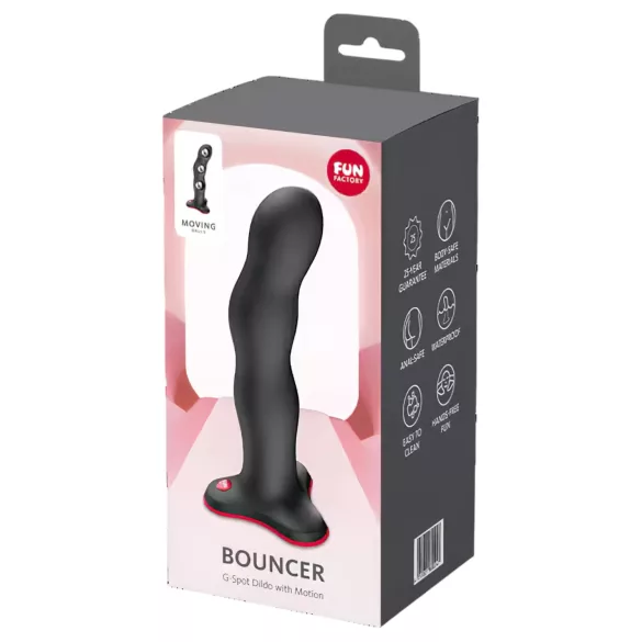Fun Factory Bouncer - vektet G‑punktsdildo (svart)