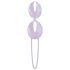 Fun Factory Smartballs Duo – treningskuler med innvendig kule (lilla)