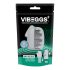 VIBEGGS Ribbe-Delight – vibrerende eggmasturbator (hvit)