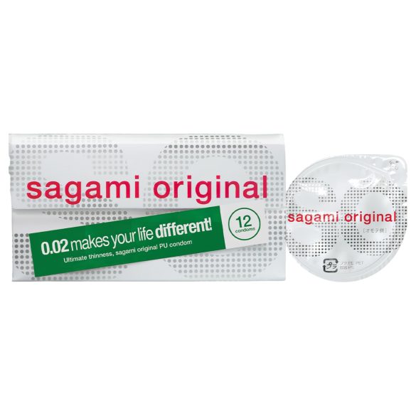 Sagami Original 0,02 - kondomer - 55mm (12 stk)