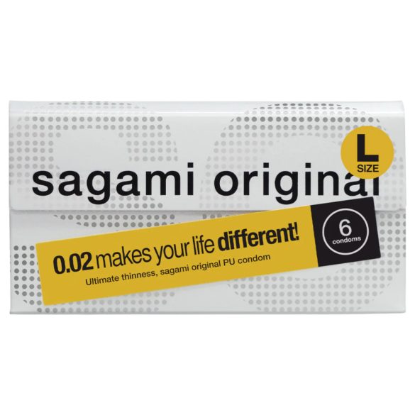 Sagami Original 0.02 L - kondomer - 58mm (6stk)