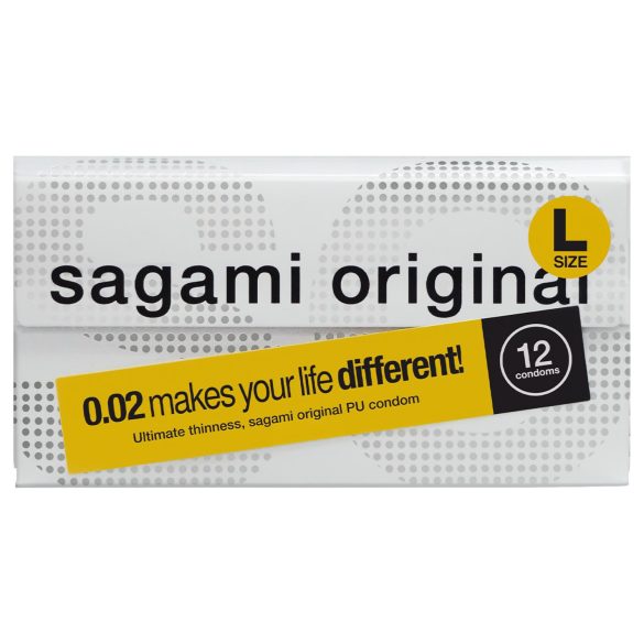 Sagami Original 0,02 L - kondom - 58mm (12stk)