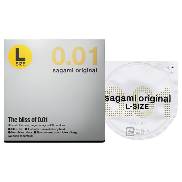 Sagami Original 0,01 L - kondom - 58mm (1 stk)