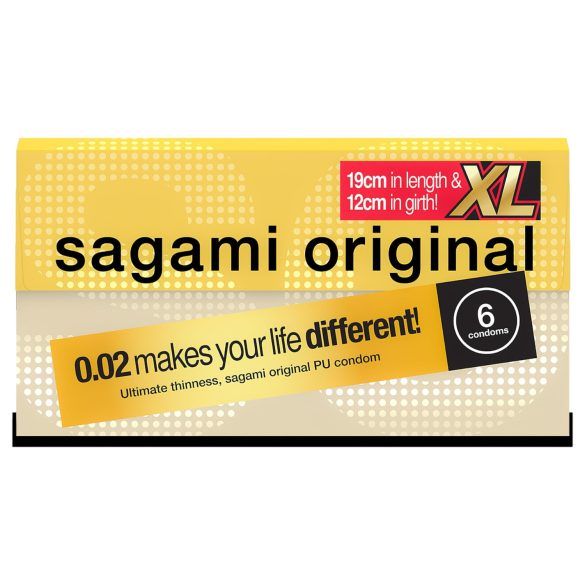 Sagami Original 0,02 XL - kondom - 61mm (6stk)