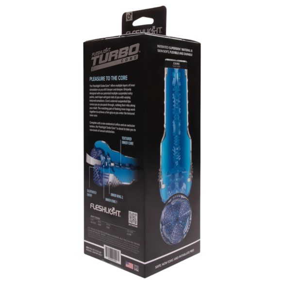 Fleshlight Turbo Core - sugende masturbator (blå)