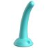 Dillio Curious Five - silikon dildo (15cm) - turkis