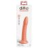 Dillio Wild Thing - rilldet dildo (19 cm) - oransje