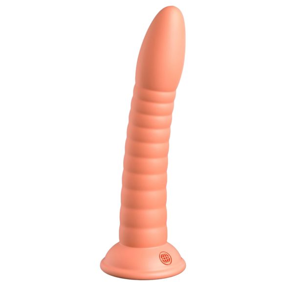 Dillio Wild Thing - rilldet dildo (19 cm) - oransje