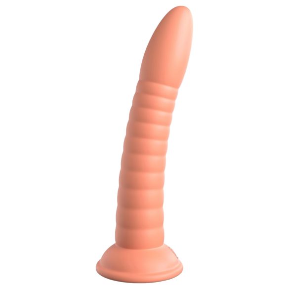 Dillio Wild Thing - rilldet dildo (19 cm) - oransje