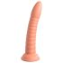 Dillio Wild Thing - rilldet dildo (19 cm) - oransje