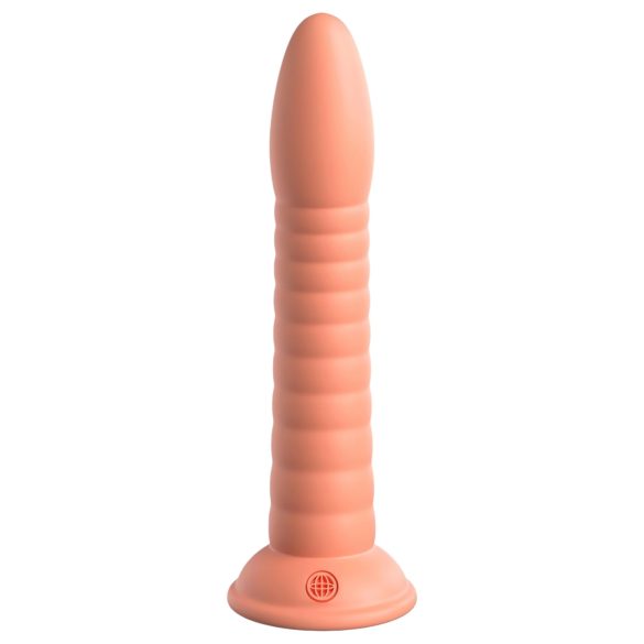 Dillio Wild Thing - rilldet dildo (19 cm) - oransje