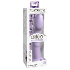 Dillio Super Eight - lilla sugekopp dildo (21cm)