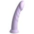 Dillio Super Eight - lilla sugekopp dildo (21cm)