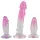 Crystal Clear Analtrener - 3 stk (gjennomsiktig-rosa)