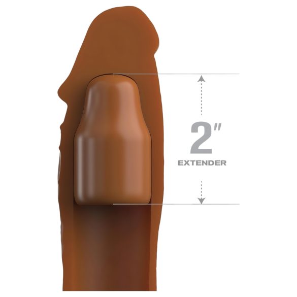 X-TENSION Elite 2 - justerbar penis forlengelse (brun)