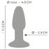 You2Toys - silikon analplugg (fargerik)