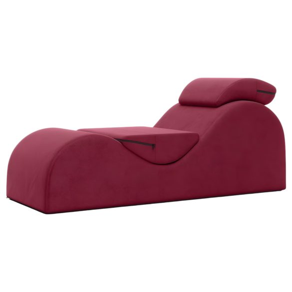 Liberator Esse Lounger - Justerbar kjærlighetssofa - 3-delt (rød)