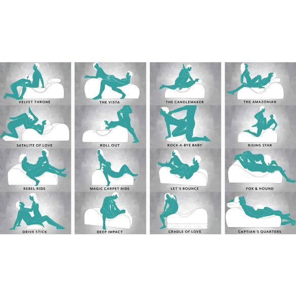 Liberator Esse Lounger - Justerbar kjærlighetssofa - 3-delt (rød)