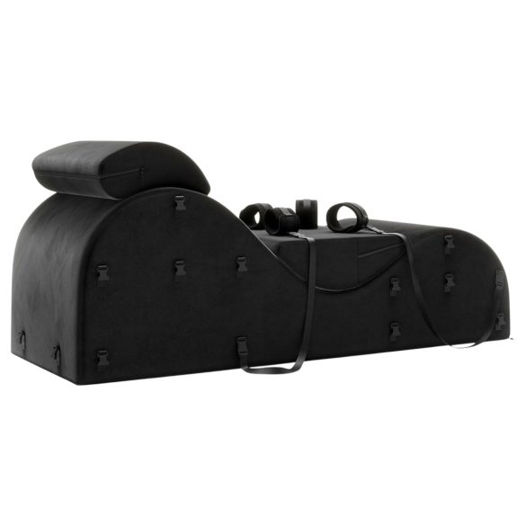 Liberator Black Label Esse - justerbar 3-delt sexsofa (svart)