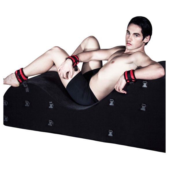 Liberator Black Label Esse - justerbar 3-delt sexsofa (svart)