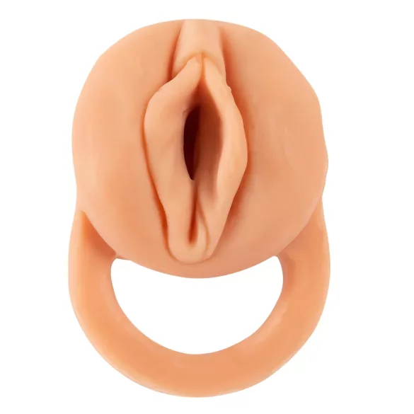 Nature Skin penishette & vaginamansjett - 18 cm (natur)