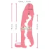 Nature Skin penishette & vaginamansjett - 18 cm (natur)