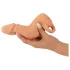 Nature Skin penishette & vaginamansjett - 18 cm (natur)