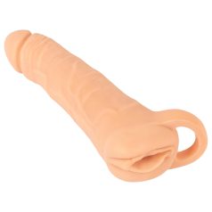 Naturhud - 2-i-1 vagina og penistrekker - 23cm (natur) Naturhud - 2-i-1 vagina og penistrekker - 23cm (natur)
