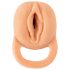 Naturhud - 2-i-1 vagina og penistrekker - 23cm (natur)