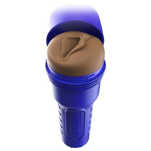 Fleshlight Boost Bang - naturlig brun masturbator for menn