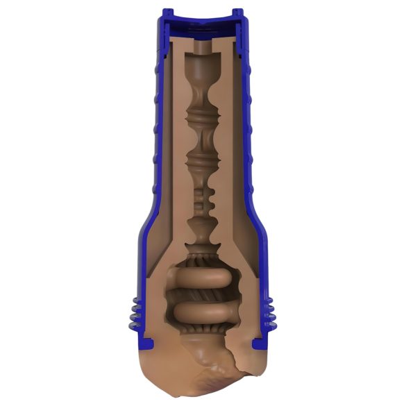 Fleshlight Boost Bang - naturlig brun masturbator for menn