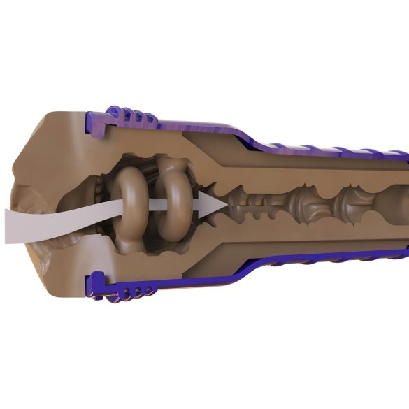 Fleshlight Boost Bang - naturlig brun masturbator for menn