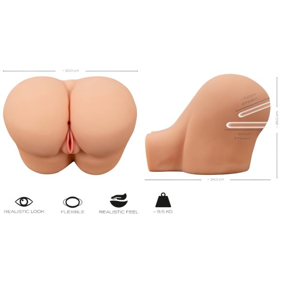 Realistixxx Style V - livaktig torso onanihjelp