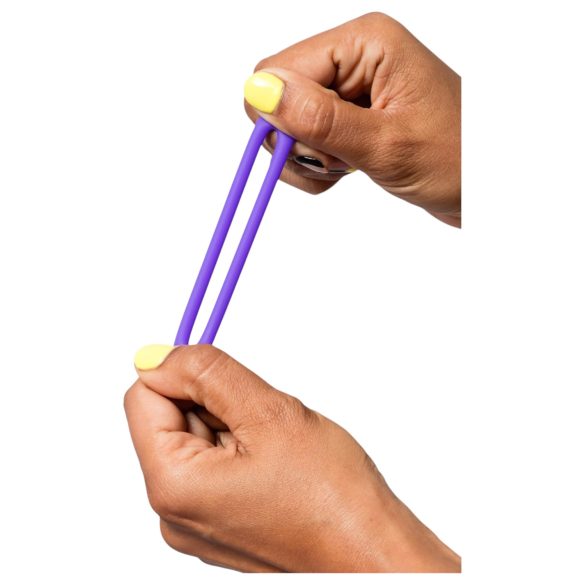 ROMP Remix Trio - 3 penisringer (lilla)