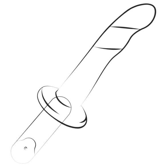 ROMP Dizi - fleksibel dildo i silikon (rosa-oransje)