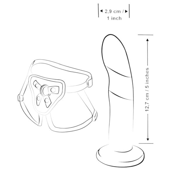 ROMP Piccolo - peggesett (svart-blå)