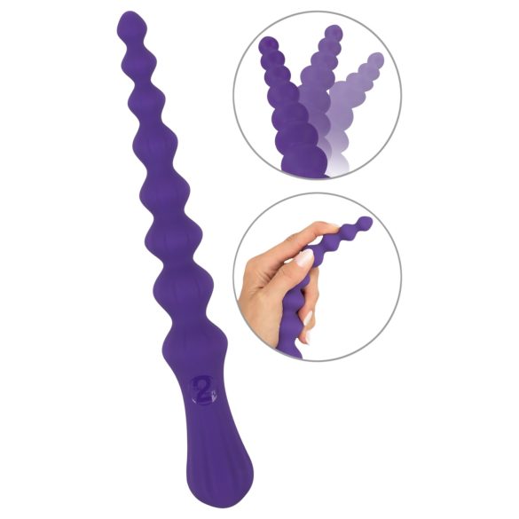 You2Toys - Kuleformet, fleksibel anal dildo (lilla)