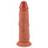 Realistixxx – naturtro, dobbel-lags dildo (naturfarge)