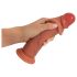 Realistixxx – naturtro, dobbel-lags dildo (naturfarge)