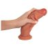 Realistixxx – naturtro, dobbel-lags dildo (naturfarge)