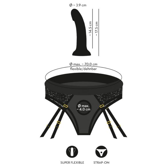 You2Toys – Strap-on med truse (svart)