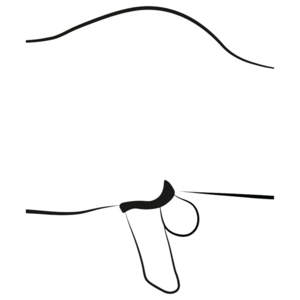 You2Toys - penisbure med penisplugg (svart)